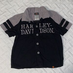 Harley Davidson 2T Work Shop Collared Shirt